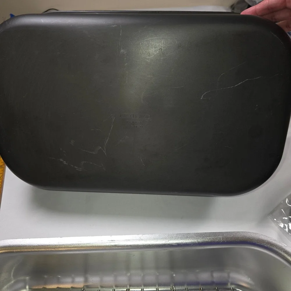 Miracle Maid Cast Aluminum Roaster Pan with High Dome Lid and Rack S 81 38 USA